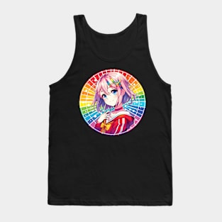 LGBTQIA+ Anime girl Tank Top